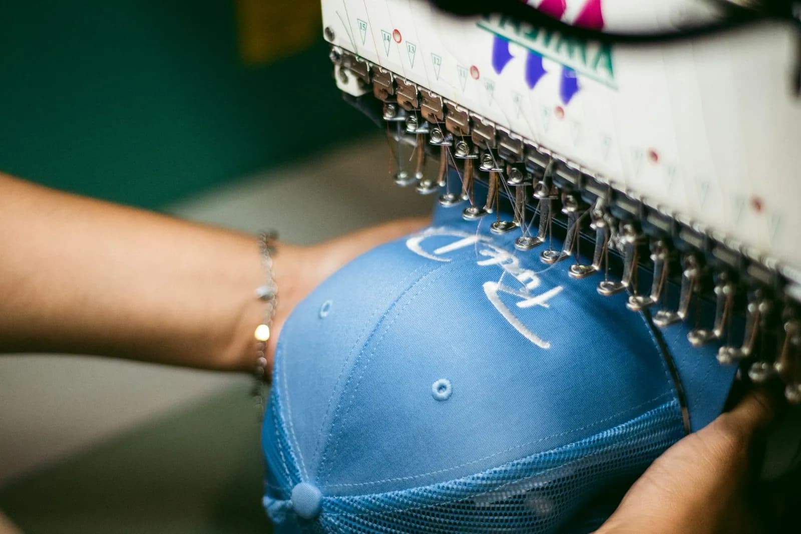 Embroidery at Bombay Garment Company